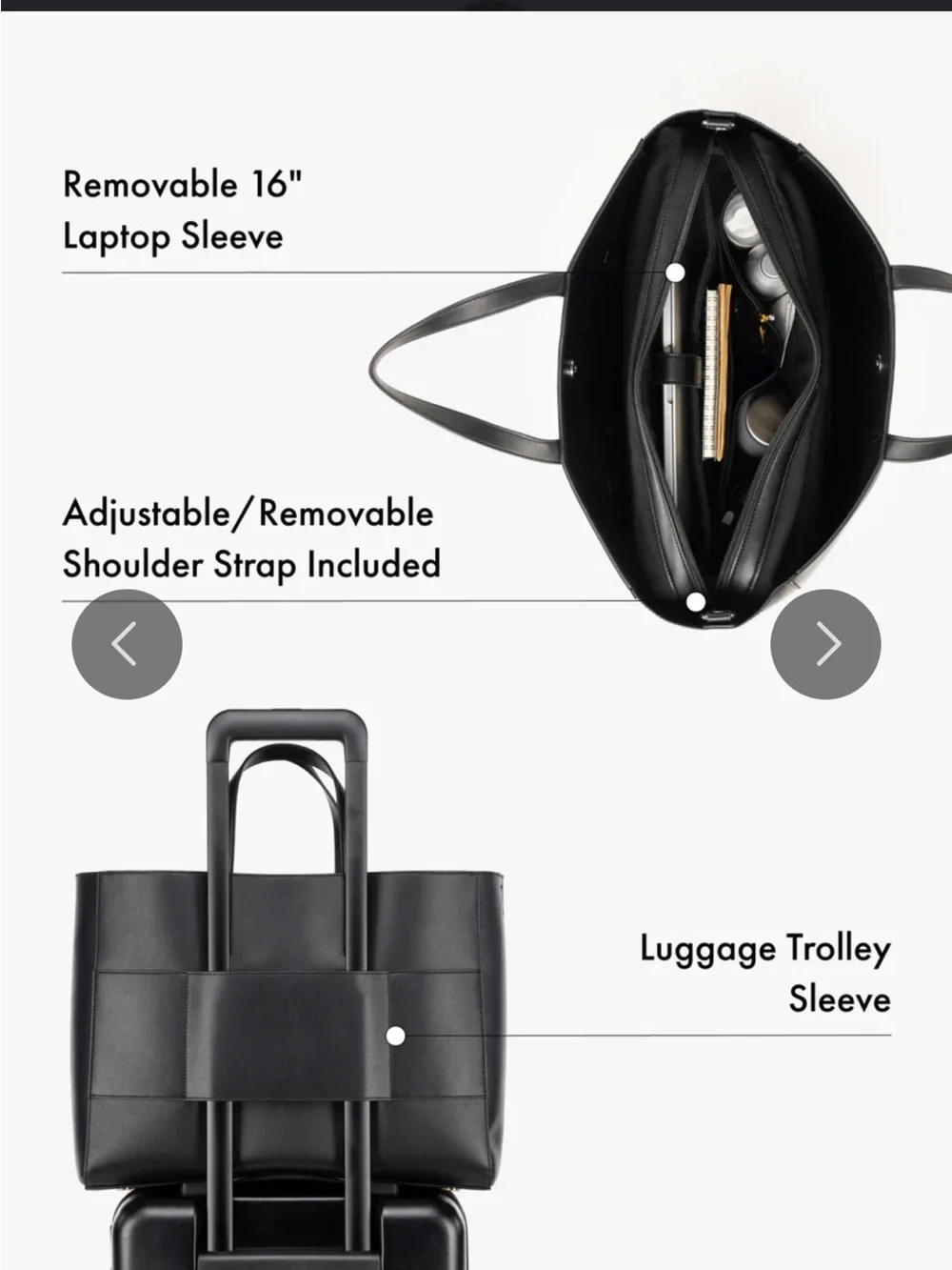 CALPAK Haven Laptop Tote